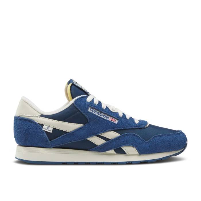 リーボック Reebok 【 Anine Bing X Classic Nylon 'Navy Chalk' Men Navy/White/Chalk 】 クラシック ナイロン 靴 メンズ靴 スニーカー メンズ 紺色 ネイビー 白色 ホワイト