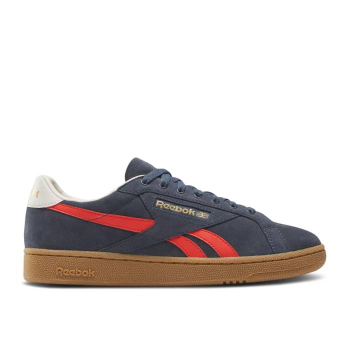 リーボック Reebok 【 Club C Grounds Uk 'East Coast Blue Dynamic Red' Men East Coast Blue/Dynamic Red/Chalk 】 クラブ 青色 ブルー ダイナミック 靴 メンズ靴 スニーカー メンズ 青色 ブルー ダイナミック Red 赤・レ
