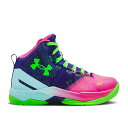 アンダーアーマー Under Armour 【 Curry 2 Retro Ps 'Northern Lights' 2022 Youth 】 カリー レトロ キッズ ベビー マタニティ キッズファッション 靴 スニーカー ジュニア キッズ(4)