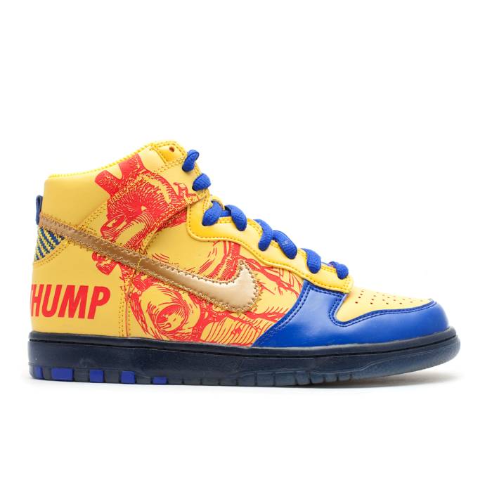 楽天スニケスナイキ Nike 【 Dunk High Pro Sb Bg 'Doernbecher' Youth Vivid Sulfur/Game Royal 】 ダンク ハイ プロ エスビー キッズ ベビー マタニティ キッズファッション 靴 その他 ジュニア キッズ Game ゲーム