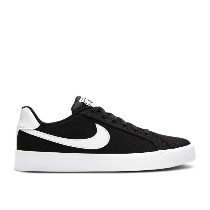 ʥ Nike  Wmns Court Royale Ac Canvas 'Black White' Women Black/White    ...