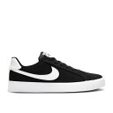 ナイキ Nike 【 Wmns Court Royale Ac Canvas 'Black White' Women Black/White 】 コート 靴 レ...
