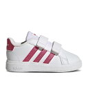 アディダス Adidas 【 Grand Court 2.0 I 'White Real Magenta' Infant Cloud White/Team Re...