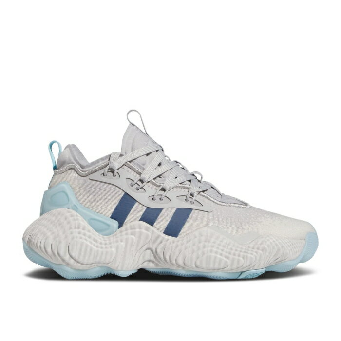 ǥ Adidas  Trae Young 3 J 'Grey Preloved Ink' Youth Grey Two/Prelo...