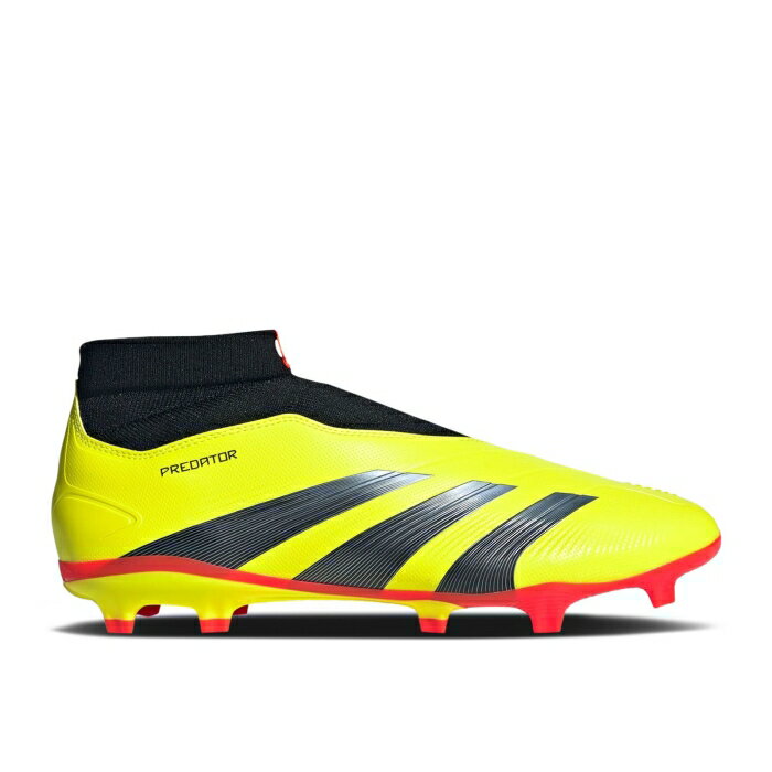 アディダス Adidas 【 Predator 24 League Laceless Fg 'Energy Citrus Pack' Men Team Solar Yellow/Core Black/Solar Red 】 プレデター 靴 メンズ靴 スニーカー メンズ Team チーム yellow 黄色・イエロー コア 黒色 ブラック