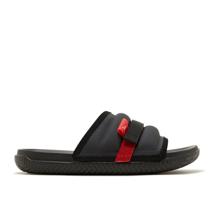 ナイキ エアジョーダン Air Jordan 【 Jordan Super Play Slide 'Bred' Men Black/University Red 】 Slide サンダル 靴 メンズ靴 サンダル その他 メンズ 黒色 ブラック Red 赤・レッド