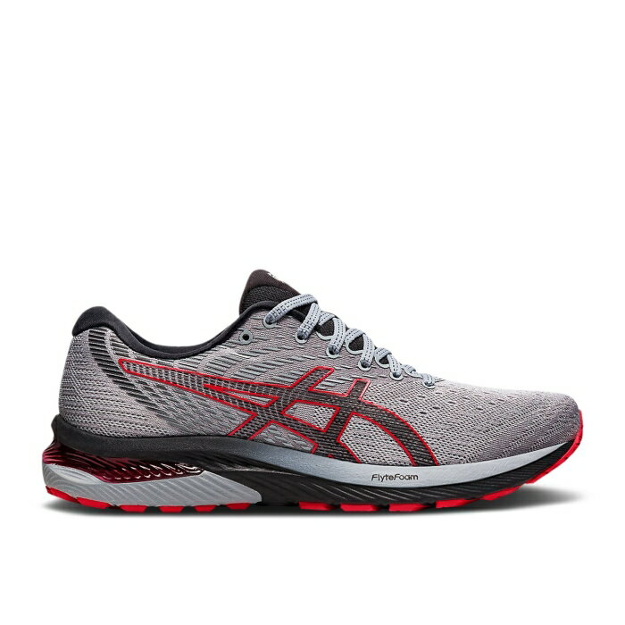 アシックス Asics 【 Gel Cumulus 22 'Piedmont Grey Red' Men Piedmont Grey/Black 】 灰色 グレ...