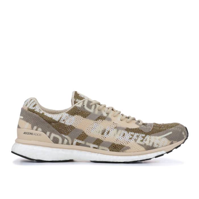 ǥ Adidas  Undefeated X Adizero Adios 3 'Camo' Men Brown/White/Cor...