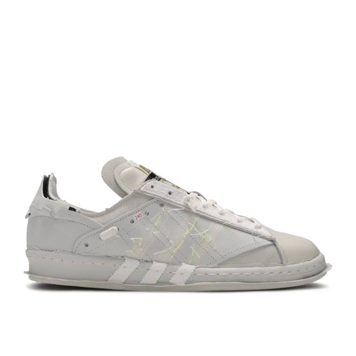 アディダス Adidas 【 Helen Kirkum X Campus 80S 'Deconstructed' Men Core White/Off White/Core Black 】 キャンパス 靴 メンズ靴 スニーカー メンズ コア 白色 ホワイト 黒色 ブラック