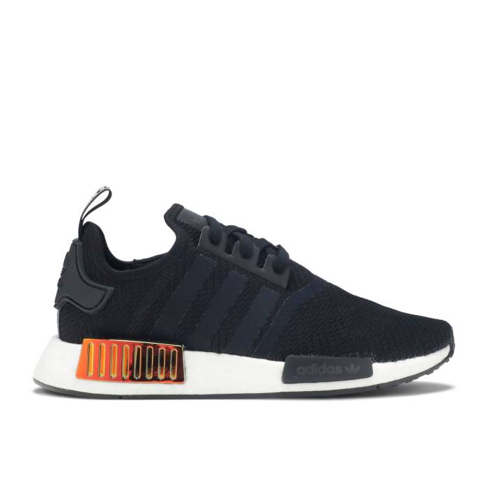 アディダス Adidas 【 Wmns Nmd_R1 'Metallic Plugs - Core Black' Women Core Black/Core Black/Orchid Tint 】 コア 靴 レディース靴 スニーカー レディース コア 黒色 ブラック