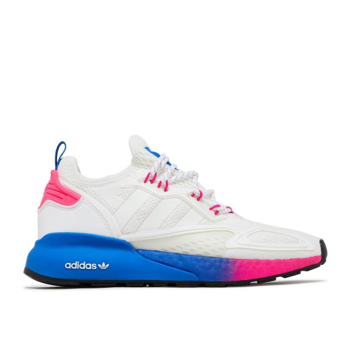 ǥ Adidas  Wmns Zx 2K Boost 'White Pink Blue' Women Cloud White/Cl...