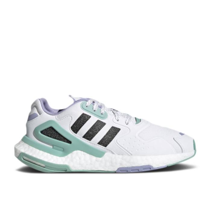 アディダス Adidas 【 Wmns Day Jogger 'White Hazy Green' Women Footwear White/Core Black/Hazy Green 】 ジョガーパンツ 靴 レディース靴 スニーカー レディース 白色 ホワイト コア 黒色 ブラック green 緑・グリー(4)