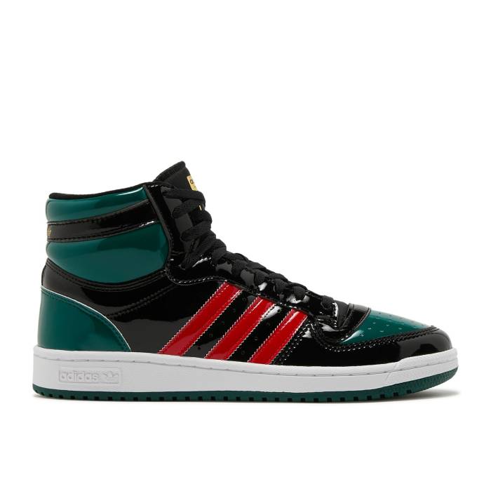 アディダス Adidas 【 Top Ten High 'Miami' Men Core Black/Collegiate Green/Scarlet 】 ハイ 靴 メンズ靴 スニーカー メンズ コア 黒色 ブラック green 緑・グリーン