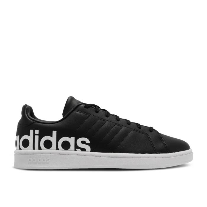 ǥ Adidas  Grand Court Base Beyond 'Black' Men Core Black/Core Black/Cloud W...