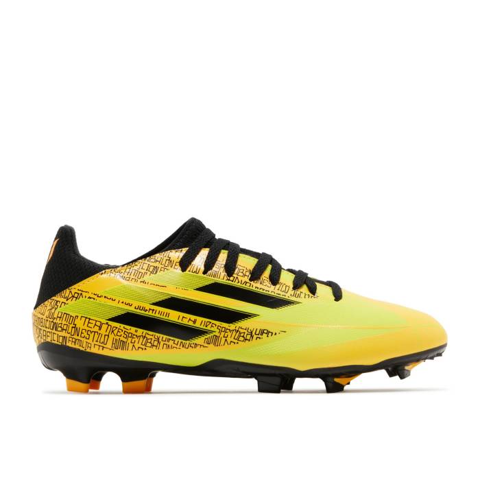 楽天スニケスアディダス Adidas 【 X Speedflow Messi.3 Fg J 'Solar Gold Bright Yellow' Youth Solar Gold/Core Black/Bright Yellow 】 ゴールド キッズ ベビー マタニティ キッズファッション 靴 スニーカー ジュニア キッズ ゴール