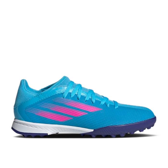 ǥ Adidas  X Speedflow.3 Tf J 'Sky Rush Team Shock Pink' Youth Sky...