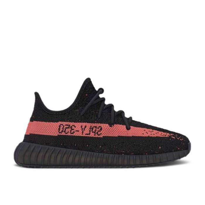 楽天スニケスアディダス Adidas 【 Yeezy Boost 350 V2 Kids 'Red' Youth Core Black/Red/Core Black 】 ブースト キッズ ベビー マタニティ キッズファッション 靴 スニーカー ジュニア キッズ コア 黒色 ブラック Red 赤・レ