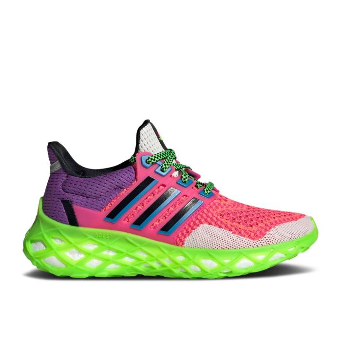 ǥ Adidas  Ultraboost Web Dna J 'Turbo Shock Pink' Youth Turbo/Tea...