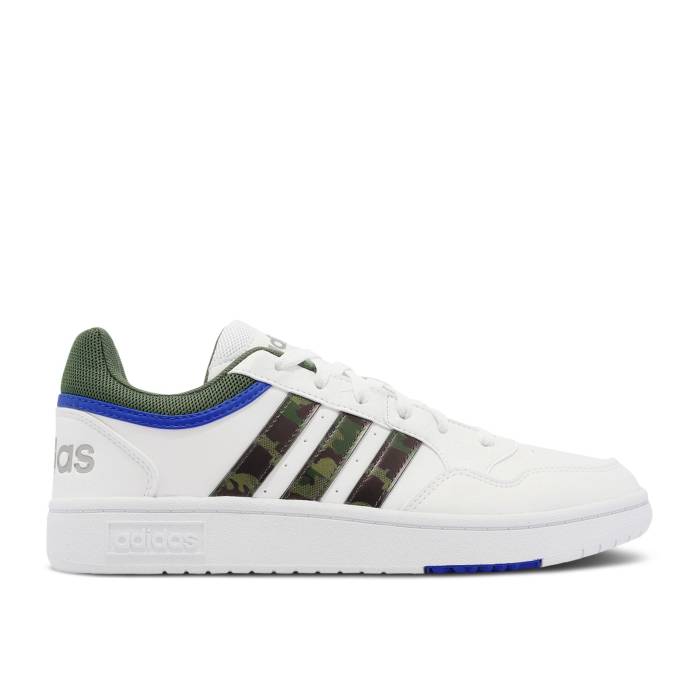 ǥ Adidas  Hoops 3.0 Low 'White Green Oxide Camo' Men Cloud White/...