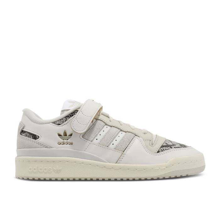 アディダス Adidas 【 Forum 84 Low 'White Snakeskin' Men Cloud White/Orbit Grey/Off White 】 フォーラム 靴 メンズ靴 スニーカー メンズ 白色 ホワイト 灰色 グレー