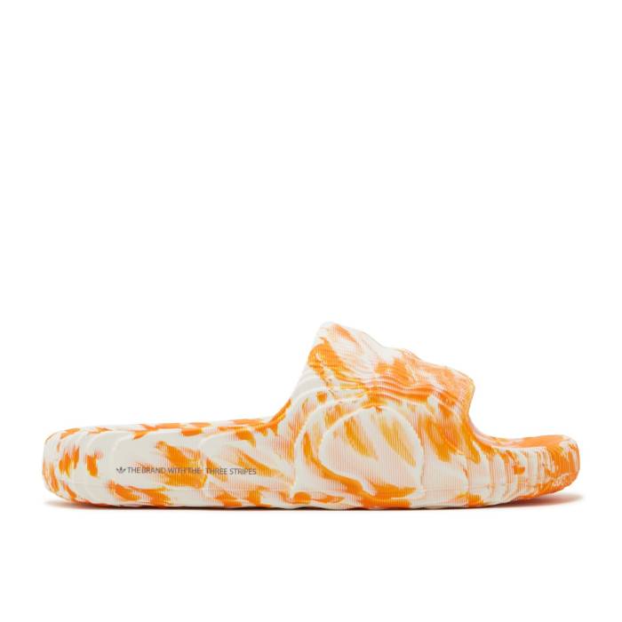 アディダス Adidas 【 Adilette 22 Slides 'Bright Orange' Men Bright Orange/Off White/Bright Orange 】 アディレッタ 靴 メンズ靴 サンダル その他 メンズ orange 橙・オレンジ 白色 ホワイト