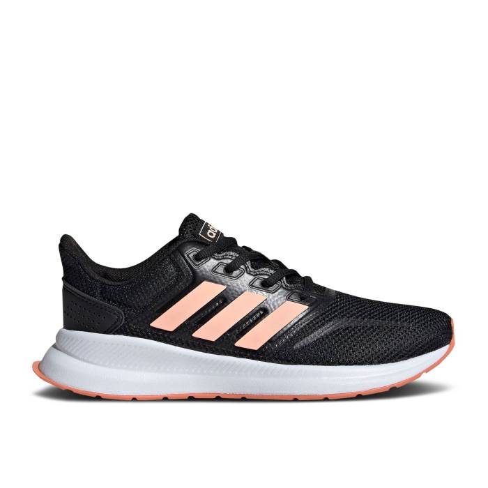 ǥ Adidas  Runfalcon J 'Black Semi Coral' Youth Core Black/Glow Pink/Semi Coral  å ٥ӡ ޥ˥ƥ åեå  ˡ ˥ å   ֥å pink ԥ
