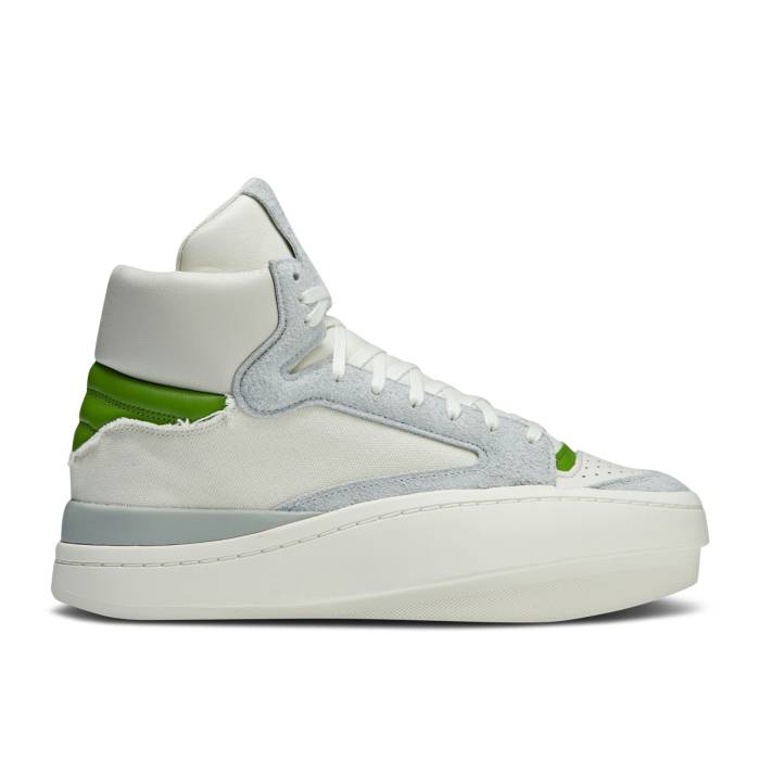 アディダス Adidas 【 Y-3 Centennial High 'Team Rave Green' Men Off White/Team Rave Green/Wonder Silver 】 ハイ 靴 メンズ靴 スニーカー メンズ 白色 ホワイト Team チーム green 緑・グリーン Silver 銀色・シルバー