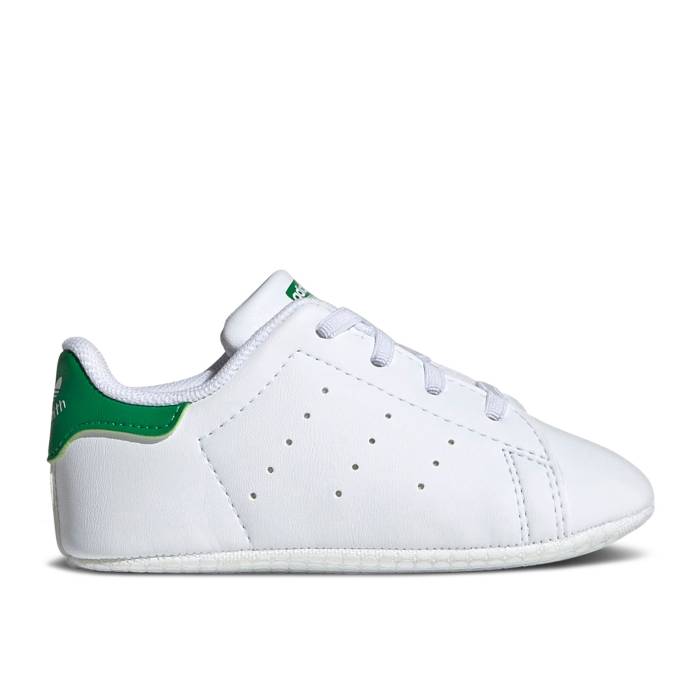 ǥ Adidas  Stan Smith Crib 'White Green' Infant Cloud White/Cloud ...