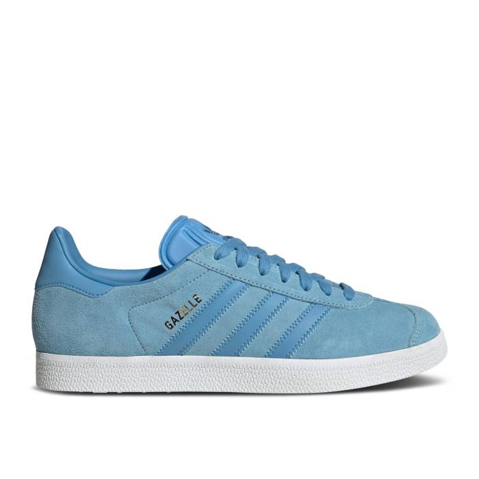 アディダス Adidas 【 Gazelle 'Clear Blue' Men Clear Blue/Light Blue/Off White 】 ガゼル 靴 メンズ靴 スニーカー メンズ 青色 ブルー 白色 ホワイト