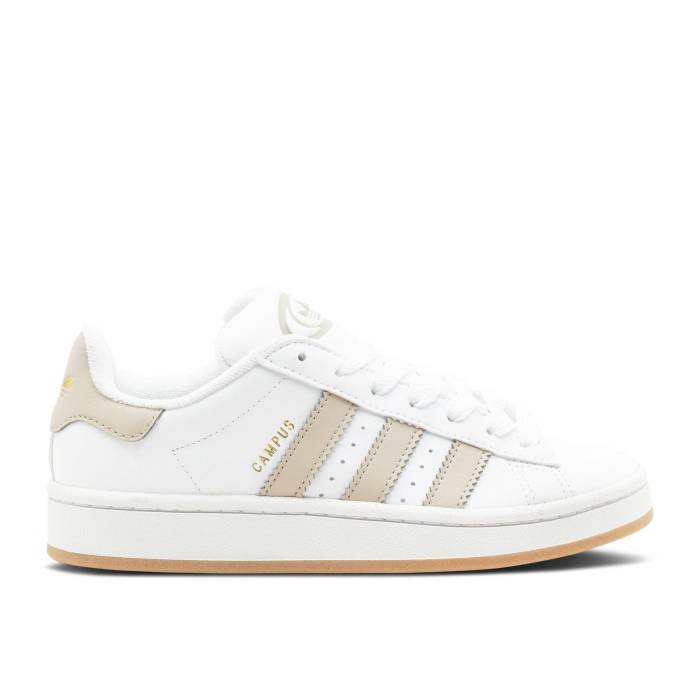 楽天スニケスアディダス Adidas 【 Campus 00S J 'White Wonder Beige' Youth Footwear White/Wonder Beige/Gum 3 】 キャンパス キッズ ベビー マタニティ キッズファッション 靴 スニーカー ジュニア キッズ 白色 ホワイト ベー