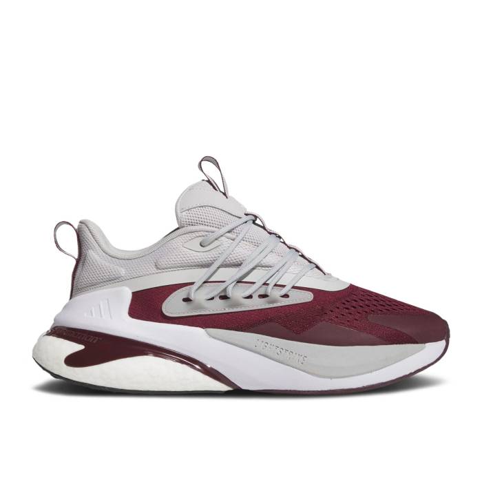 楽天スニケスアディダス Adidas 【 Alphaboost V2 'Ncaa Pack - Texas A&M' Men Team Maroon/Cool Grey/Cloud White 】 テキサス 靴 メンズ靴 スニーカー メンズ Team チーム マルーン クール 灰色 グレー 白色 ホワイト