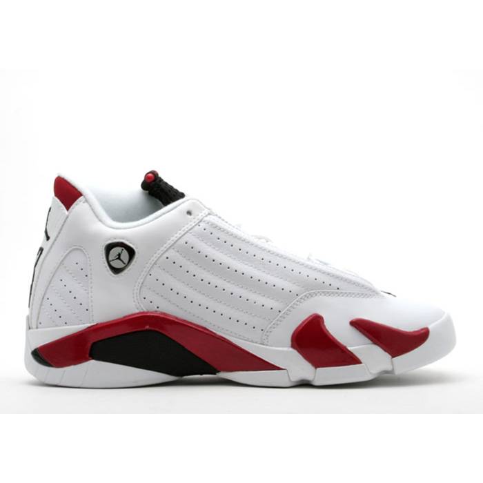 楽天スニケスナイキ　エアジョーダン Air Jordan 【 Jordan 14 Retro Gs 'Candy Cane' 2006 Youth White/Black/Varsity Red 】 レトロ キッズ ベビー マタニティ キッズファッション 靴 スニーカー ジュニア キッズ 白色 ホワイ