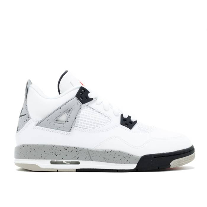 ʥ硼 Air Jordan  Jordan 4 Retro Og Bg 'White Cement' 2016 Yout...