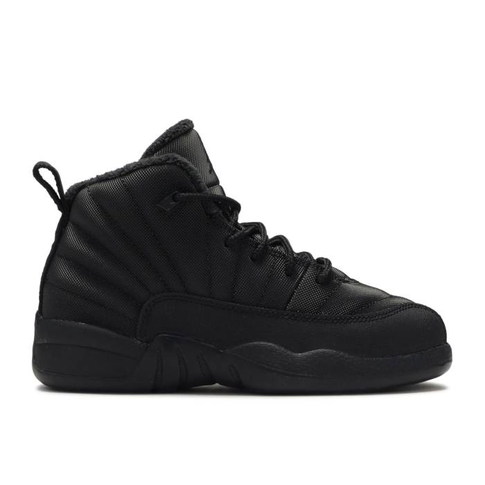 楽天スニケスナイキ　エアジョーダン Air Jordan 【 Jordan 12 Retro Winterized Ps 'Triple Black' Youth Black/Black-Anthracite 】 レトロ キッズ ベビー マタニティ キッズファッション 靴 スニーカー ジュニア キッズ 黒色 ブ