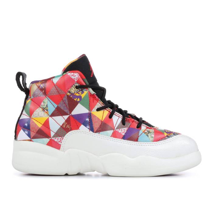 楽天スニケスナイキ　エアジョーダン Air Jordan 【 Jordan 12 Retro Ps 'Chinese New Year' 2019 Youth Sail-Metallic Gold/True Red 】 レトロ キッズ ベビー マタニティ キッズファッション 靴 スニーカー ジュニア キッズ ゴー
