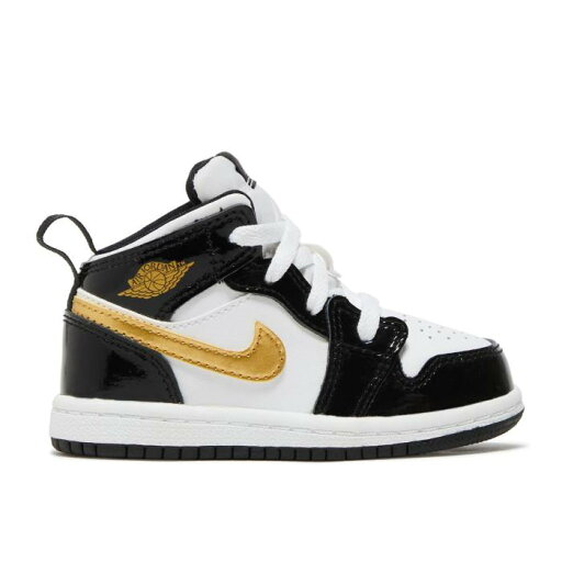 ナイキ エアジョーダン Air Jordan 【 Jordan 1 Mid Patent Se Td 'Black Gold' Infant Black/Metallic Gold/White 】 ミッド パテント キッズ ベビー マタニティ ベビーファッション 靴 スニーカー ベビー 黒色 ブラ ナイキ エアジョーダン Air Jordan 【 Jordan 1 Mid Patent Se Td 'Black Gold' Infant Black/Metallic Gold/White 】 ミッド パテント キッズ ベビー マタニティ ベビーファッション 靴 スニーカー ベビー 黒色 ブラ