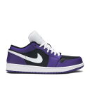 ナイキ エアジョーダン Air Jordan 【 Jordan 1 Low 'Court Purple' Men Court Purple/Black/Whit...