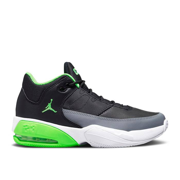 楽天スニケスナイキ　エアジョーダン Air Jordan 【 Jordan Max Aura 3 Gs 'Black Green Strike' Youth Black/Green Strike/Cool Grey/White 】 マックス オーラ green 緑・グリーン キッズ ベビー マタニティ キッズファッション 靴 ス