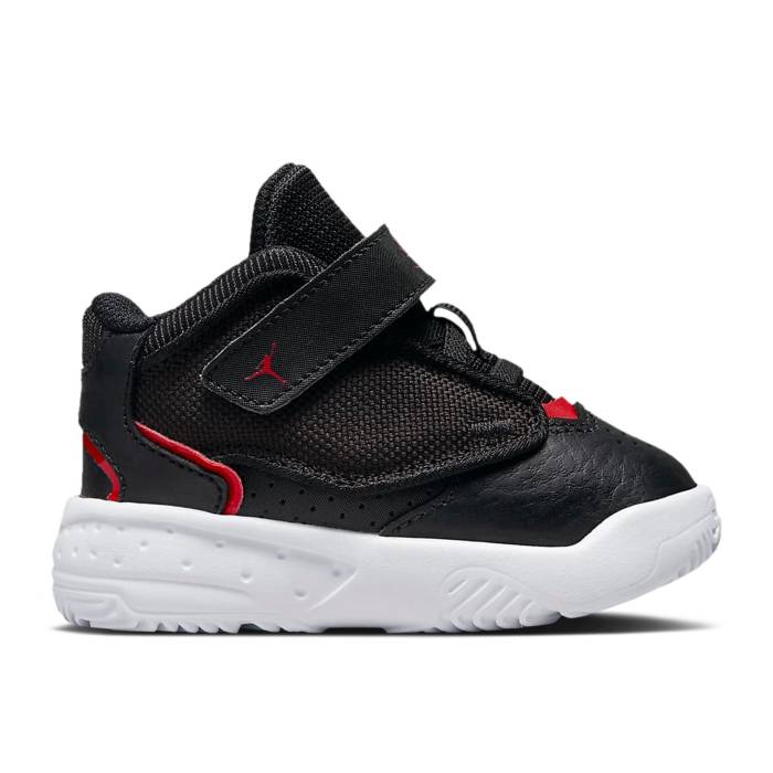 楽天スニケスナイキ　エアジョーダン Air Jordan 【 Jordan Max Aura 4 Td 'Bred' Infant Black/White/University Red 】 マックス オーラ キッズ ベビー マタニティ ベビーファッション 靴 スニーカー ベビー 黒色 ブラック 白