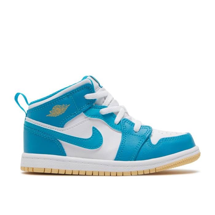 ʥ硼 Air Jordan  Jordan 1 Mid Td 'Aquatone' Infant Aquatone/Ce...