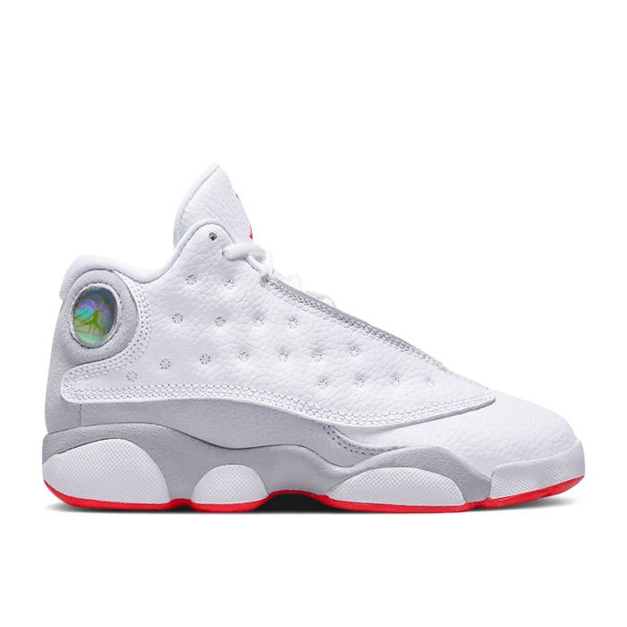 ʥ硼 Air Jordan  Jordan 13 Retro Ps 'White Wolf Grey' Youth Wh...