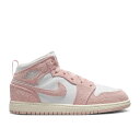エアジョーダン Air Jordan 【 Jordan 1 Mid Se Ps 'Legend Pink' Youth 】 ミッド キッズ ベビー マタニティ キッズファッション 靴 スニーカー ジュニア キッズ(4)