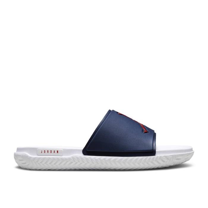 エアジョーダン Air Jordan 【 Jordan Jumpman Slide 'Midnight Navy Gym Red' Men 】 Jumpman ジャンプマン Slide サンダル 紺色 ネイビー 靴 メンズ靴 サンダル その他 メンズ