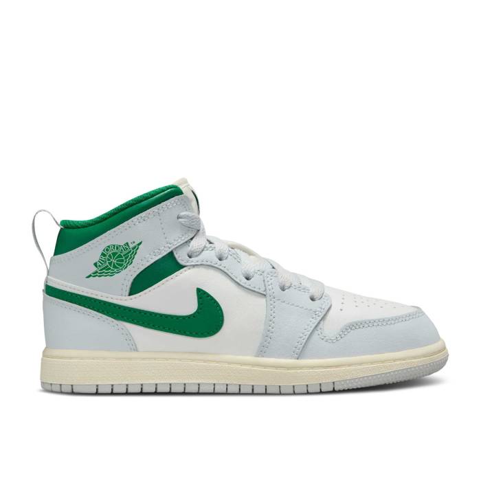 ʥ硼 Air Jordan  Jordan 1 Mid Ps 'Summit White Pine Green' You...