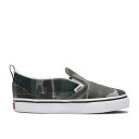 ヴァンズ Vans 【 Slip-On V Toddler 'Plaid Camo' Infant 】 slip-on スリッポン ベビー 赤ちゃん用 キッズ ...