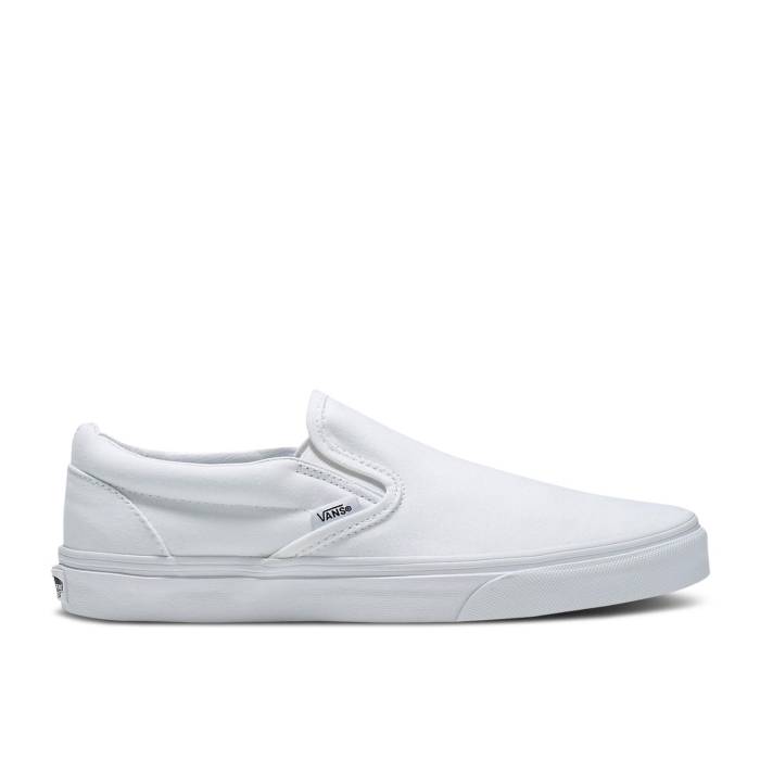 楽天スニケスヴァンズ Vans 【 Classic Slip-On Wide 'Canvas - True White' Men True White 】 クラシック slip-on スリッポン 靴 メンズ靴 スニーカー メンズ 白色 ホワイト