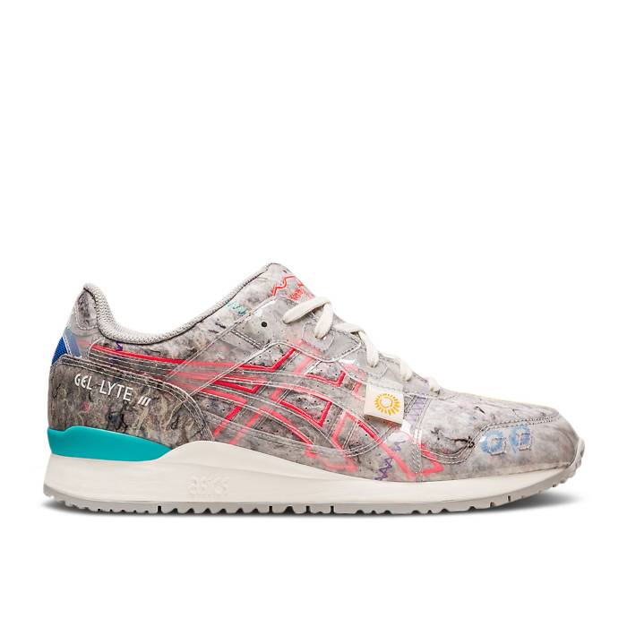 アシックス Asics 【 Mita X Gel Lyte 3 Og 'Recycled Felt' Men Oyster Grey/Diva Pink 】 靴 メンズ靴 スニーカー メンズ 灰色 グレー pink ピンク