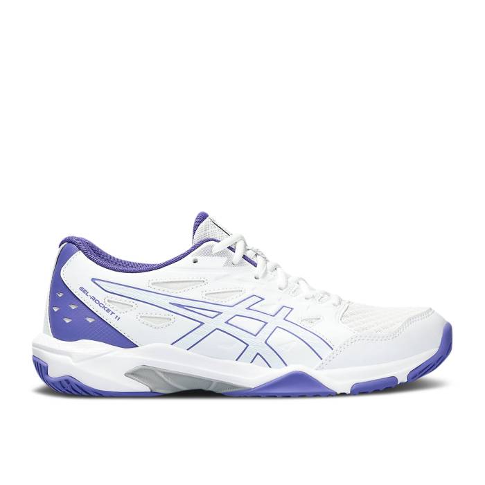 アシックス Asics 【 Wmns Gel Rocket 11 'White Purple' Women White/White 】 靴 レディース靴 スニーカー レディース 白色 ホワイト