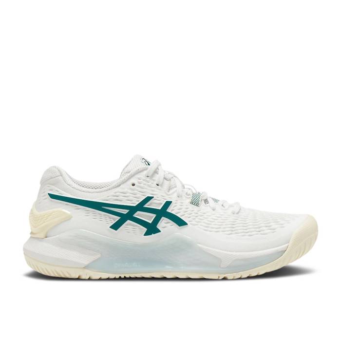アシックス Asics 【 Wmns Gel Resolution 9 'White Pitch Green' Women White/Pitch Green 】 靴 レディース靴 スニーカー レディース 白色 ホワイト green 緑・グリーン