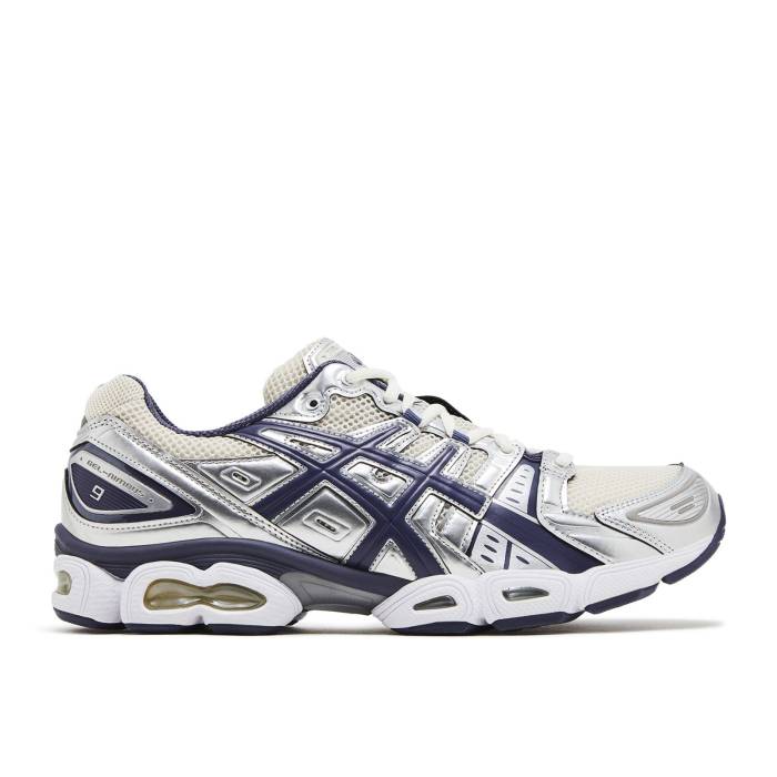 アシックス Asics 【 Gel Nimbus 9 'Oatmeal Indigo Fog' Men Oatmeal/Indigo Fog 】 藍色・インディゴ 靴 メンズ靴 スニーカー メンズ 藍色・インディゴ